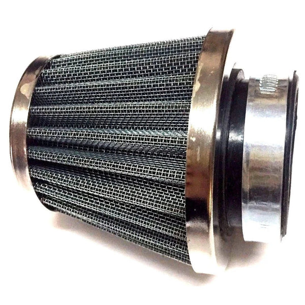 New 35MM Chrome Air Filter For Honda CRF50 CRF70 Coolster QG Yamaha Dirt Bike