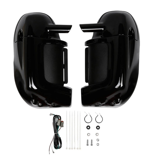 Lower Vented Leg Fairing Speakers Fit For Harley Touring Street Road Glide 83-13