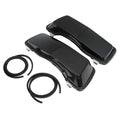 6"x9" Black Saddlebag Speaker Lid Fit For Harley Touring Road Street Glide 93-13