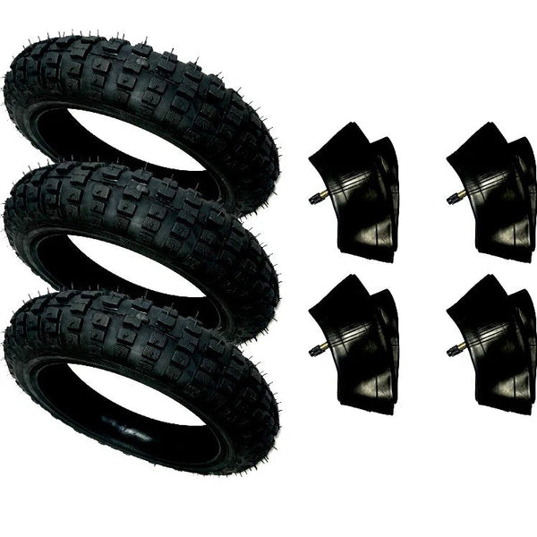 2.50 X 10 Tire & Tube Package Deal Razor 10" SX500 SX650 3 New Tires And 4 Tubes