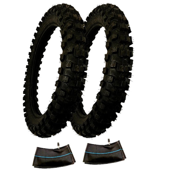 2 Pack Sdg SSR High Performance Replacement 80/100-12 Tire Tube Offroad Terrain