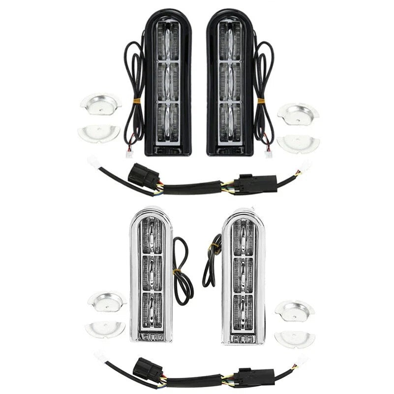 LED Saddlebags Insert Support Lights Fit For Harley Road King Glide 2014-2024 23