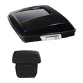 Razor Trunk Backrest Pad Fit For Harley Cvo Street Glide 2014-25 Mako Shark Fade