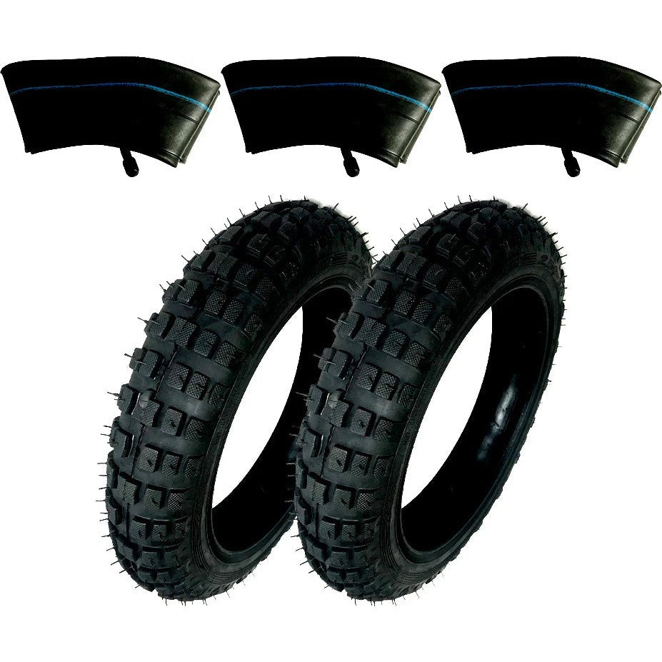 2 HD Tires + 3 Tubes Size 2.50-10 2.50X10 For Honda CRF50 Crf-50 50 50CC