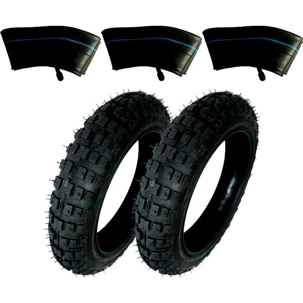 2 HD Tires + 3 Tubes Size 2.50-10 2.50X10 For Honda CRF50 Crf-50 50 50CC