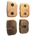4 Pastillas DE Freno Zapatos Mini Pocket Chopper Bicicleta Scooter 47CC 49CC
