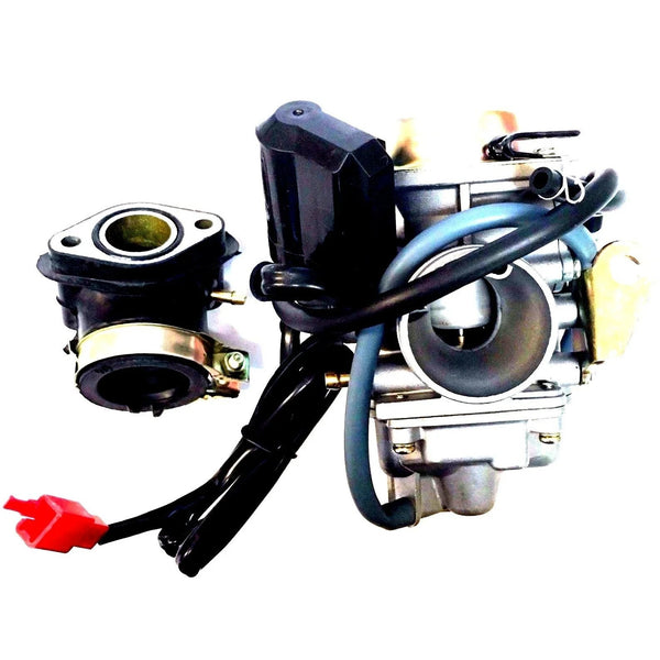 Performance 24MM Carburetor Intake Manifold Kit GY6 150CC Scooter Moped Roketa