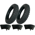2) HD Tires 3) Tubes 2.50-10 2.50X10 Curved Stem Yamaha Peewee Yzinger 50 50CC