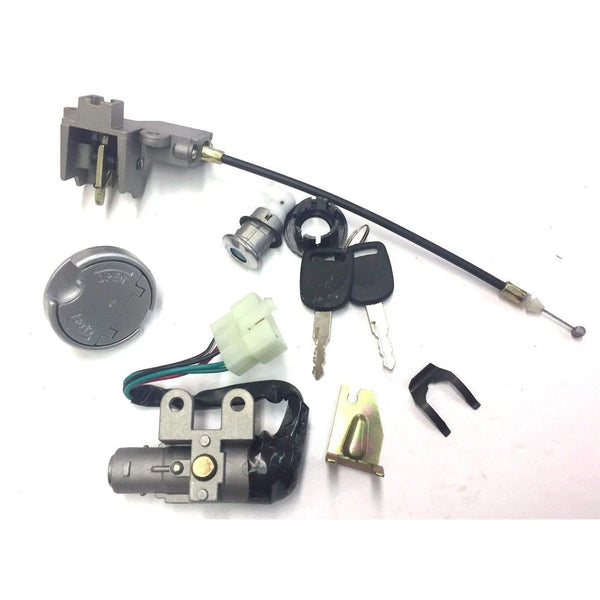 50CC Scooter Parts 50QT-6 Ignition Switch Lock Key Set Lifan TAOTAO OEM Replacem