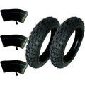 2) HD Tires And 3) Tubes Size 2.50-10 2.50X10 For Yamaha PW50 PW-50 PW 50 50CC