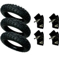 HD 3) Tires And 4) Tubes Straight Stem Size 2.50-10 2.50X10 For Honda AERO50 10"