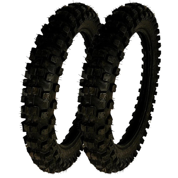 2) 90/100-14 Dirt Bike BSA Yamaha KTM Kawasaki For Honda Performance Racing