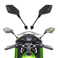 Motorcycle Black Side Rear View Mirrors For Kawasaki Ninja 650R 2009-2016 2015