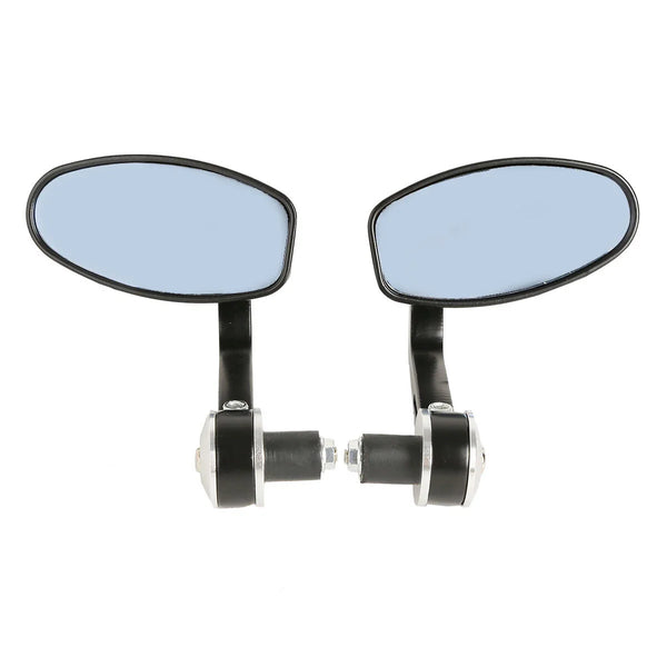 7/8" Universal Handle Bar End Rearview Side Mirrors Fit For Honda Motorcycle