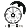 23" Front Wheel Rim Dual Disc Hub Fender Fit For Harley Touring ABS models 97-21