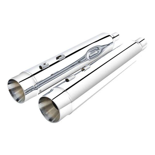 4.33" Megaphone Slip-On Exhaust Pipes Fit For Harley Touring Electra Glide 17-25