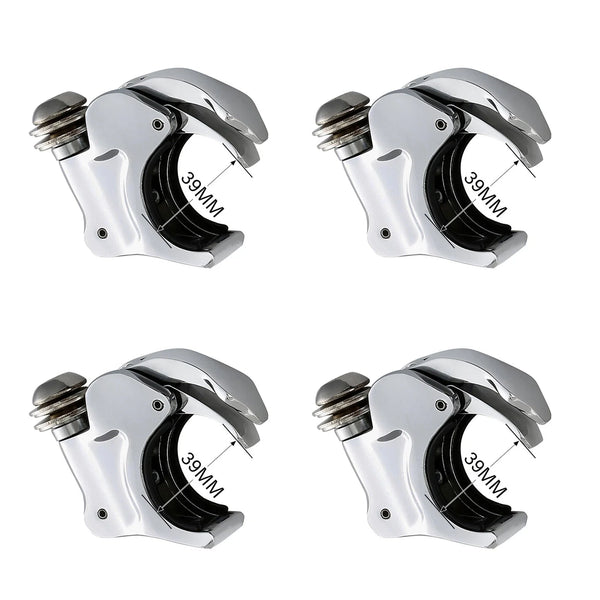 39mm 4PCS Front Fork Windshield Clamps Fit For Harley Dyna Sportster XL 883 1200