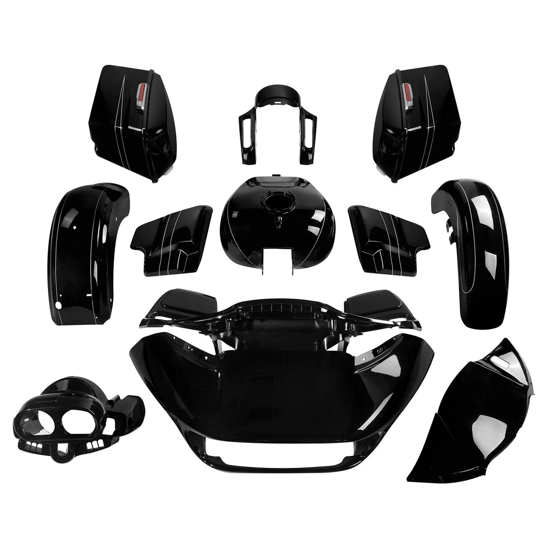 Fairings Bodywork Kit Fit For Harley Road Glide Special 2015-2024 18 Vivid Black