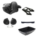 King Trunk Mount LED Light Speakers Fit For Harley Touring Road Glide 2014-2026