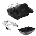 King Tour Trunk Luggage Backrest Mounting Rack Fit For Harley Touring 2009-2013