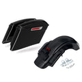 4" Stretched Saddlebag LED Rear Fender Fit For Harley Cvo Street Glide 2014-2024