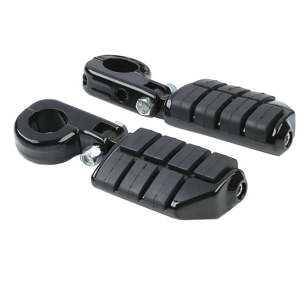 1-1/4" 1.25" 32mm Highway Engine Guard Footpeg Pegs Footrest Mount Clamps Tcmt