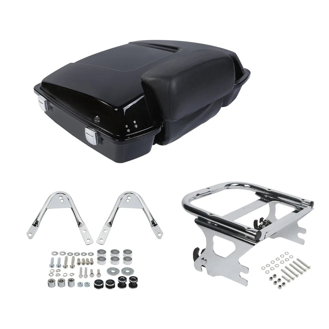 Razor Trunk Backrest Mount Rack Docking Fit For Harley Touring 1997-08
