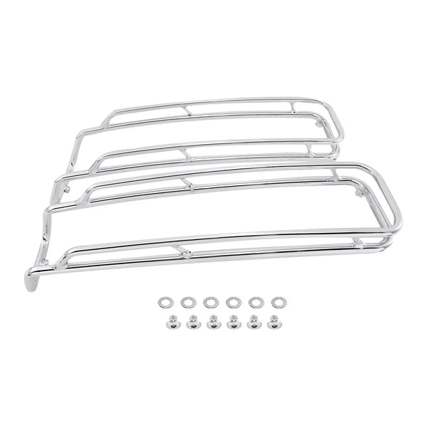 Saddlebags Lid Top Rail Guards Fit For Harley Touring Street Glide 1994-2013