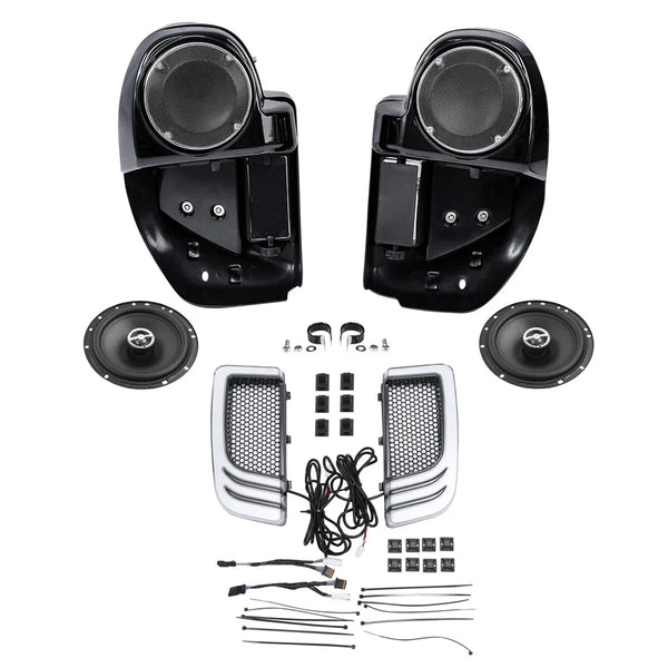 Lower Vented Fairings & Speakers Turn Signals Fit For Harley Touring 2014-2024