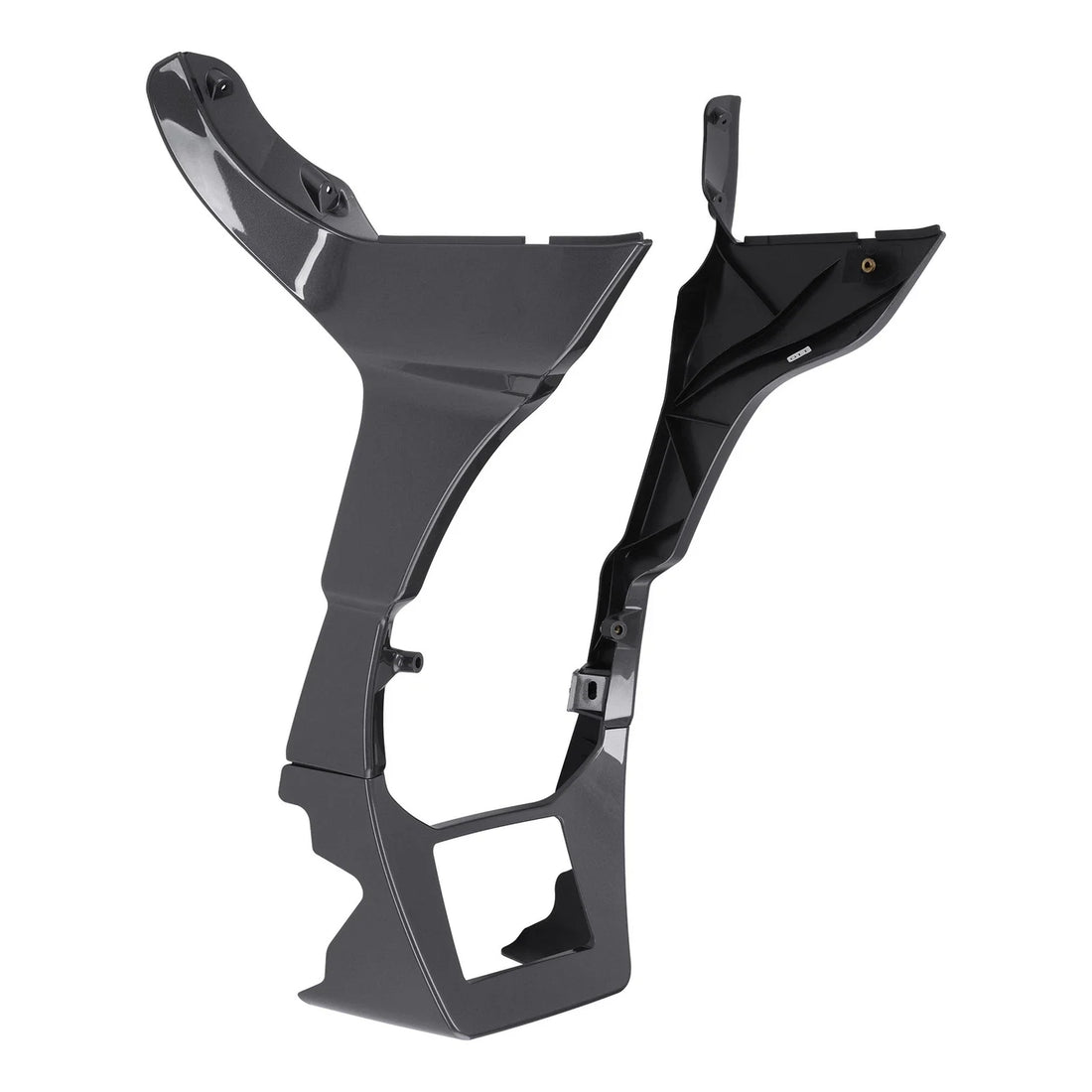 Side Fairing Spoiler Cover Fit For Harley Road Glide 17+ Gauntlet Gray Metallic