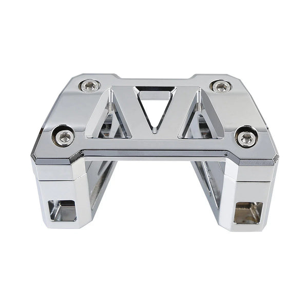 Chrome 1" 25mm Handlebar Riser Fit For Harley Dyna Low Rider Wide Glide 06-17