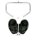 Lower Vented Fairing 6.5" Speaker Pod Crash Bar Fit For Harley Touring 2014-2024