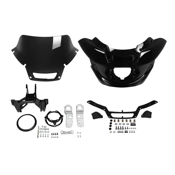 Front Headlight Fairings Mount Bracket Kit Fit For Harley Low Rider ST 22-25 24