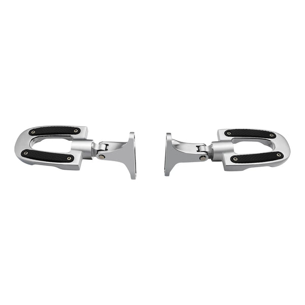 Chrome Rear Passenger Footpegs Pegs Mount Fit For Harley Road Street Glide 93-25