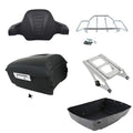 Matte King Trunk Backrest Mount Fit For Harley Touring Electra Glide 2014-2026
