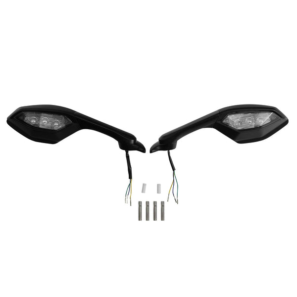 Rear View Mirror LED Turn Signals Fit For Yamaha YZFR1 YZF-R1 15-25 Yzf R6 17-22