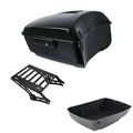 Black King Trunk & Mount Rack Fit For Harley Touring Road King Glide 2014-2026