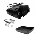 Chopped Trunk Pad Mount Rack Fit For Harley Touring Road King 1997-2008 US