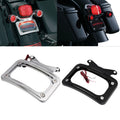 Curved License Plate Frame LED Light Fit For Harley Road King Flhrxs 2017-2025