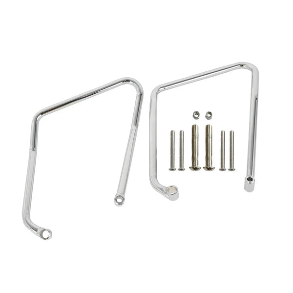 Saddlebag Support Brackets Chrome For Harley Sportster XL 883 1200 2004-2016 15