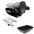 King Trunk Rack Backrest Mount Rack Fit For Harley Street Glide Touring 2014-26