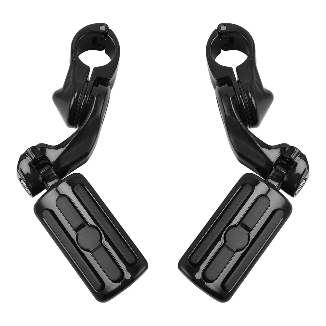 1 1/4" Engine Bar Highway Short Mount Foot Pegs Pedals Fit For Harley Touring