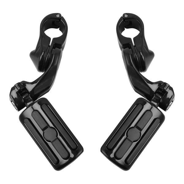 1 1/4" Engine Bar Highway Short Mount Foot Pegs Pedals Fit For Harley Touring
