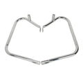 Chrome Saddlebag Guard Bracket Fit For Harley Touring Road Street Glide 97-13 12