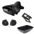 King Trunk Backrest Pad Speakers Mount Fit For Harley Touring Road Glide 2014-26