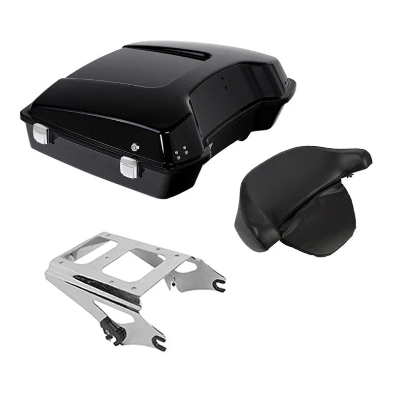 Razor Trunk Chrome Mount Rack Fit For Harley Touring Road King 2009-2013
