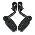 1 1/4 Inch 32mm Highway Bar Long Angled Foot Pegs Fit For Harley Engine Guards