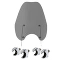 Smoke Windshield & 39mm Clamps Fit For Harley Sportster Iron XL 883 1200 1988-Up