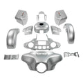 Fairing Body Work Kit Fit For Harley Street Glide 14-24 Brilliant Silver Pearl