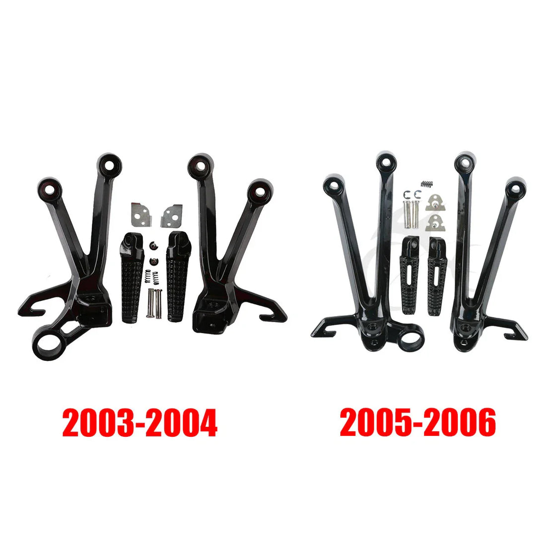 Rear Footrest Footpegs Pegs Bracket Fit For Suzuki GSXR1000 2003-2004 2005-2006